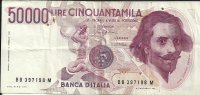 Billetes - Europa - Italia - 113a - bc - Año 1984 - 50000 liras