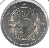 Monedas - Euros - 2€ - Austria - Año 2018 - 100 Aniversario República