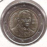 2€ - Italia - sc - Año 2010 - Conde de Cavour