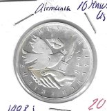 Monedas - Europa - Alemania - 191 - 1998J - 10 marcos - plata