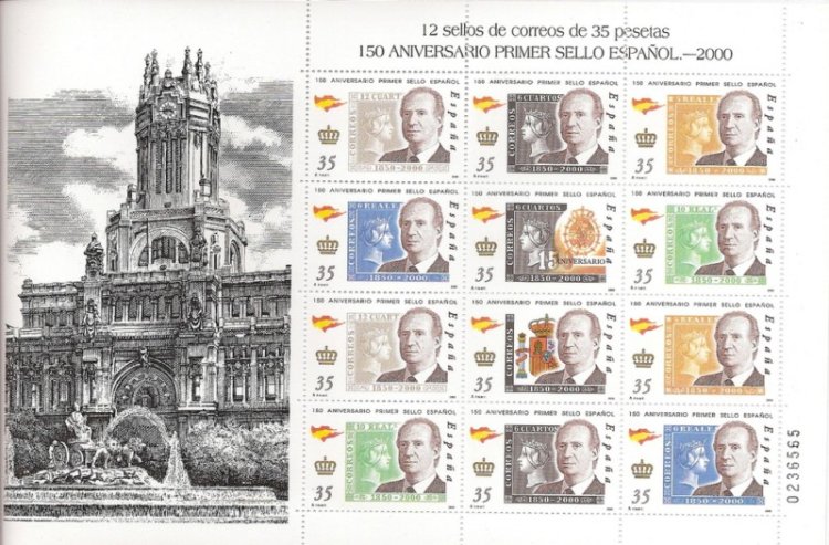 Sellos - Países - España - 2º Cent. (Series Completas) - Juan Carlos I - 2000 - 3687/93 - ** - Click en la imagen para cerrar