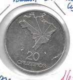 Monedas - America - Brasil - 583 - 1972 - 20 cruceiros - plata