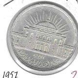 Monedas - Africa - Egipto - 389 - 1957 - 25 piastras - plata