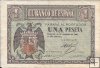 Billetes - EspaÃ±a - Estado EspaÃ±ol (1936 - 1975) - 1 ptas - 432 - mbc - 1938 - Num.ref: G1010927