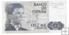 Billetes - EspaÃ±a - Juan Carlos I (1975 - 2014) - 10000 ptas - 536 - MBC- - 1985 - Num.ref: J9880846