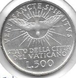 Monedas - Europa - Vaticano - 075 - Año 1963 - Sede Vacante - 500 liras