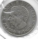 Monedas - Europa - Suecia - 826 - Año 1956 - Corona