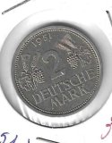 Monedas - Europa - Alemania - 111 - 1951J - 2 marcos