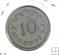 Monedas - Europa - Malta - 11 - 1972 - 10 ct