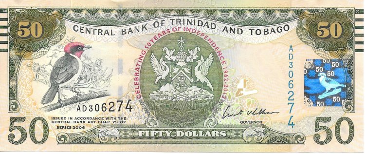 Billetes - America - Trinidad y Tobago - 50 - S/C - 2006 - 50 Dolares - num ref:AD306274 - Click en la imagen para cerrar