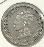 Monedas - España - Alfonso XIII (17-V-1886 / 14-IV- - 045 - Año 1904*0*4 - 50 ct