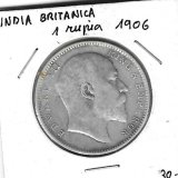 Monedas - Europa - Gran bretaÃ±a (India BritÃ¡nica) - 508 - 1906 - 1 rupia