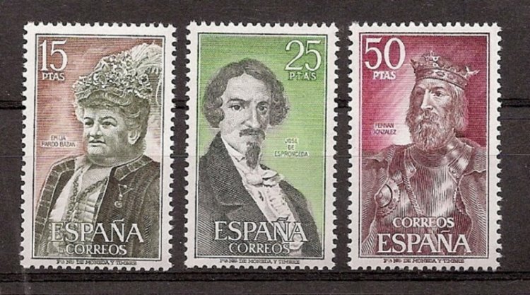 Sellos - Países - España - 2º Cent. (Series Completas) - Estado Español - 1972 - 2071/73 - ** - Click en la imagen para cerrar