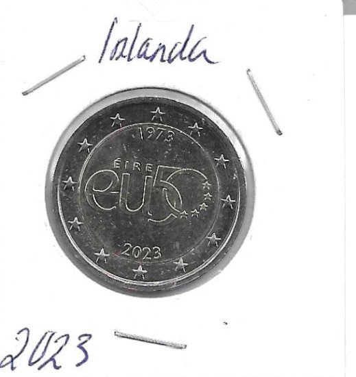 Monedas - Euros - 2€ - Irlanda - SC - 2023 - 50 Aniversario Adhesion UE - Click en la imagen para cerrar