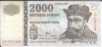 Billetes - EUropa - Hungria - 198a - ebc - 2000 - 2000 forint -Num.ref: CA3391586