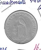 Monedas - America - Guatemala - 243.1 - 1926 - 1/4 qetzel - plata