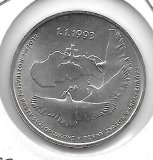 Monedas - Europa - Eslovaquia - 16 - 1993 - 100 coronas - plata