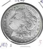 Monedas - America - Estados Unidos - 110 - 1921S - dolar - plata