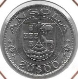 Monedas - Africa - Angola - 80 - 1971 - 20 escudos