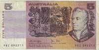 Billetes - Oceania - Australia - 39 - bc+ - 1967 - 5 dolares - Num.ref:092213