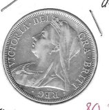 Monedas - Europa - Gran BretaÃ±a - 782 - 1901 - 1/2 coronas - plata