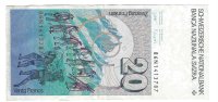 Billetes - Europa - Suiza - 55 - MBC - 1986 - 20 francos - Num.ref: 86N1413787