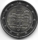 Monedas - Euros - 2€ - Alemania - SC - Año 2017 - Renania