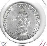 Monedas - Europa - Austria - 2881 - 1956 - 25 shillings - plata