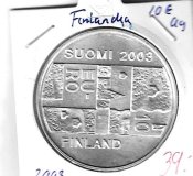 Monedas - Europa - Finlandia - 110 - 2003 - 10 euros - plata