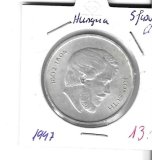 Monedas - Europa - Hungria - 534a - 1947 - 5 forint - plata