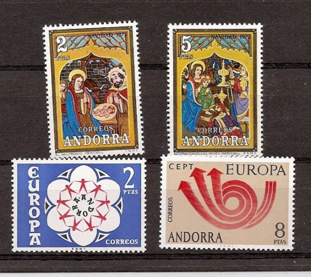 Andorra - Correo Español - Años completos - 1973 - ** - Click en la imagen para cerrar