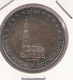 2€ - Alemania - SC - Año 2008 - Hamburg 5monedas - 5 cecas