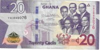 Billetes - Africa - Ghana - 40 - mbc- 2019 - 20 cedis - Num.ref:YB3849076