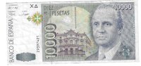 Billetes - EspaÃ±a - Juan Carlos I (1975 - 2014) - 10000 ptas - 545 - MBC - 1992 - Num.ref: 1E7935839