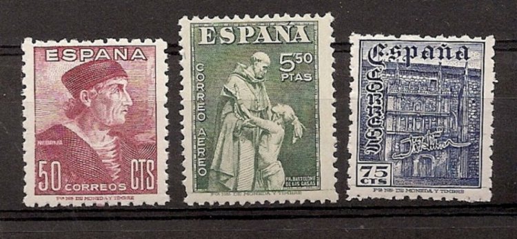 Sellos - Países - España - 1º Cent. (Series Completas) - 1002/04 - ** - Click en la imagen para cerrar