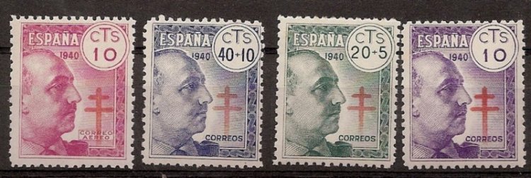 Sellos - Países - España - 1º Cent. (Series Completas) - 0936/39 - ** - Click en la imagen para cerrar