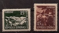 Sellos - Países - España - 1º Cent. (Series Completas) - 0787/88 - **