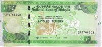 Billetes - Africa - Etiopia - W55 - S/C - 2020 - 10 Birr - num ref: CF6768302