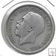 Monedas - Europa - Gran BretaÃ±a - 818.1a - 1920 - media corona - plata