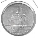 Monedas - Europa - Austria - 2883 - 1957 - 25 schillings - plata