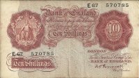 Billetes - Europa - Inglaterra - ----- - bc+ - Año ----- - 19 shillings