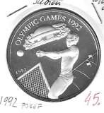 Monedas - Oceania - Samoa - 86 - 1992 - 10 tala - plata - PROOF