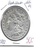 Monedas - America - Estados Unidos - 110 - 1882 - dollar - plata