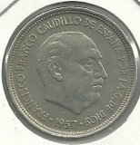 Monedas - España - Estado Español (18-VII-1936 / 20 - 005 pesetas - 308 - Año 1957*59