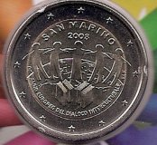 2€ - San Marino - SC - Año 2008 - Derechos humanos