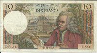 Billetes - Europa - Francia - 147d - bc+ - Año 1972 - 10 francos