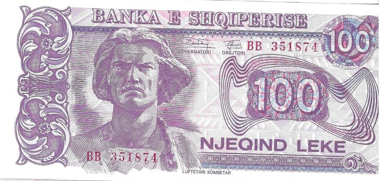 Billetes - Europa - Albania - 55 - SC - 1994 - 100 leke - Num.ref: BB351874 - Click en la imagen para cerrar