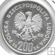 Monedas - Europa - Polonia - 110.1 - 1980 - 200 Zlotych - Plata