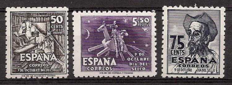 Sellos - Países - España - 1º Cent. (Series Completas) - 1012/14 - ** - Click en la imagen para cerrar