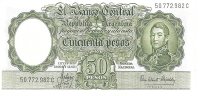 Billetes - America - Argentina - 266 - EBC - Año 1942-1954 - 50 Pesos - num ref. 50772982C